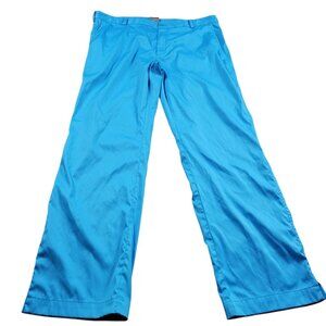 Nike Golf Pants Mens 38x32 Blue Performance Straight Leg Dri Fit